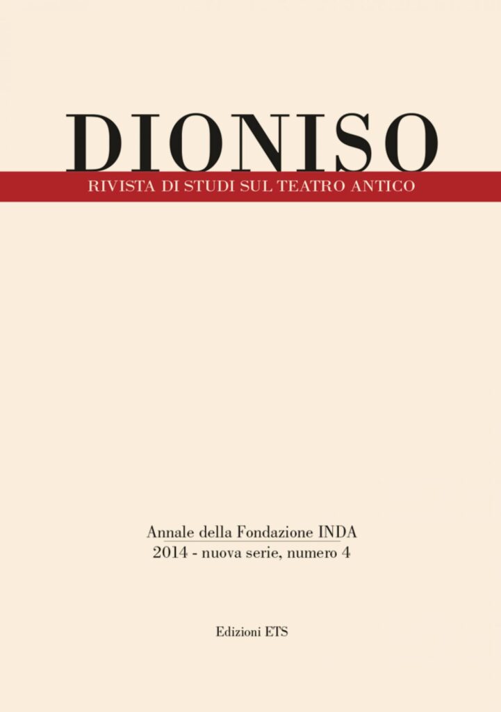 Copertina &middot; Dioniso