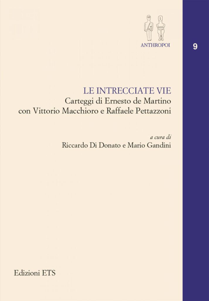 Copertina &middot; Le intrecciate vie