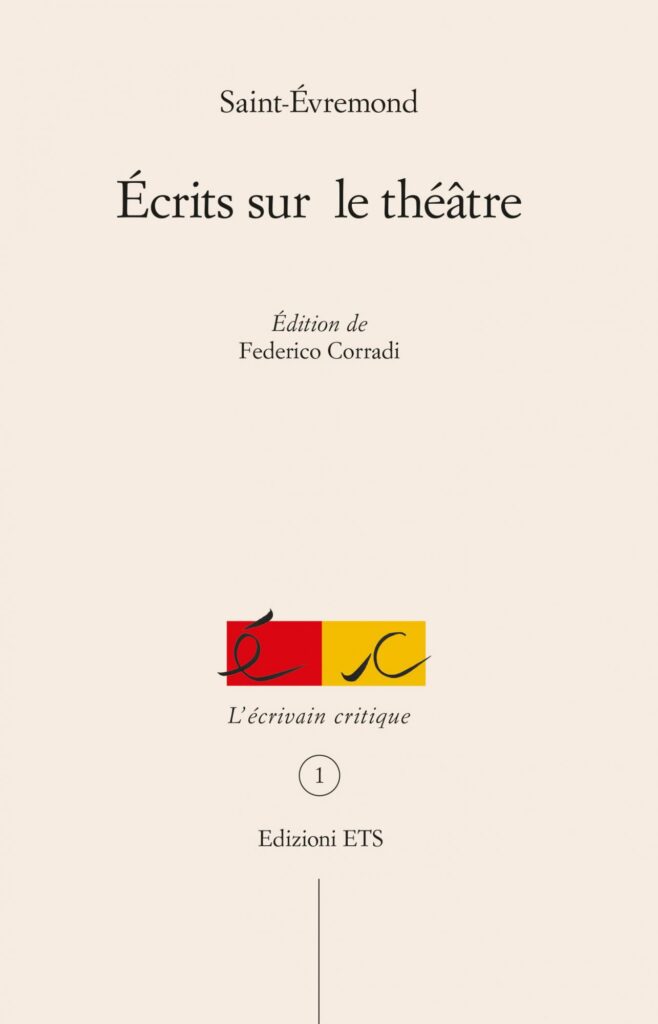 Copertina &middot; &Eacute;crits&nbsp;sur &nbsp;le th&eacute;&acirc;tre