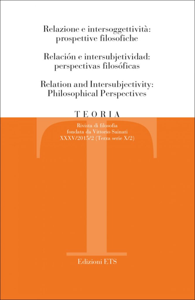 Copertina &middot; Teoria 2015-2