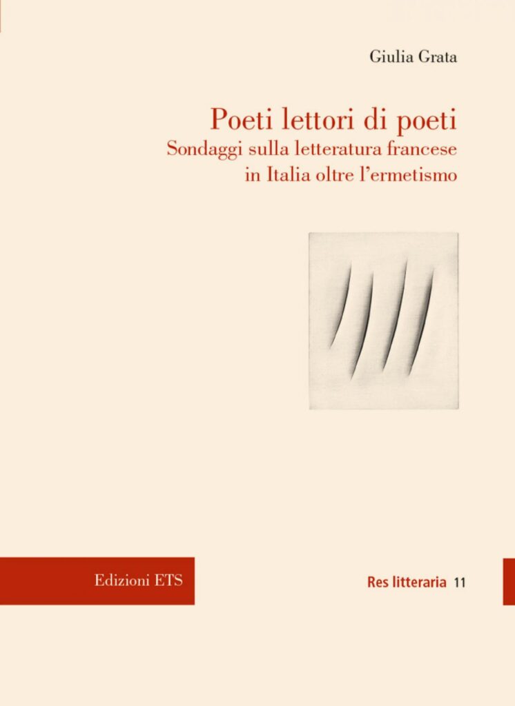 Copertina &middot; Poeti lettori di poeti