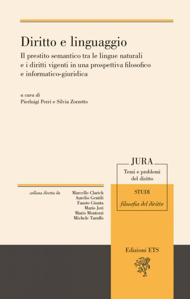 Copertina &middot; Diritto e linguaggio