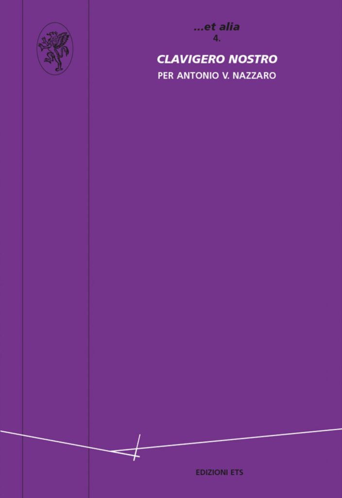 Copertina &middot; Clavigero nostro
