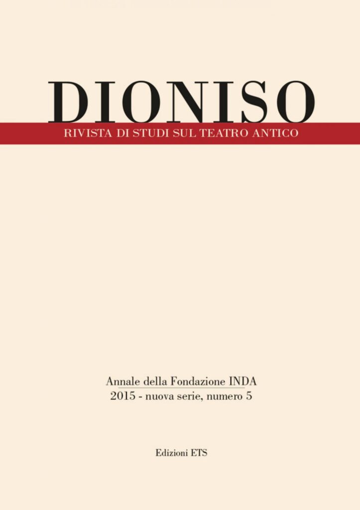 Copertina &middot; Dioniso