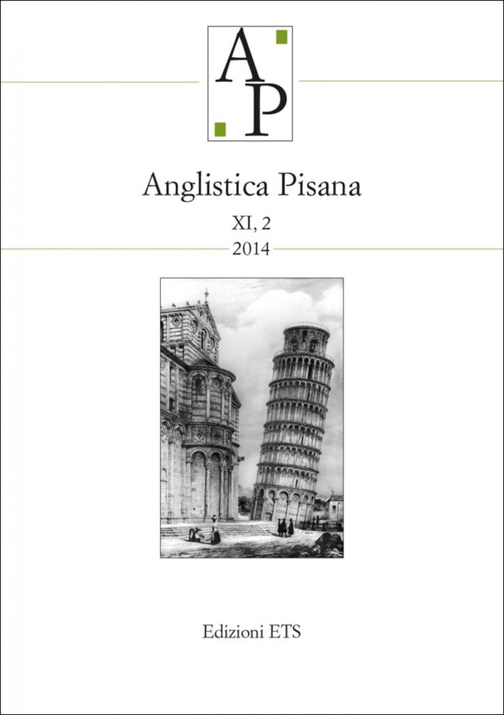 Copertina &middot; Anglistica Pisana