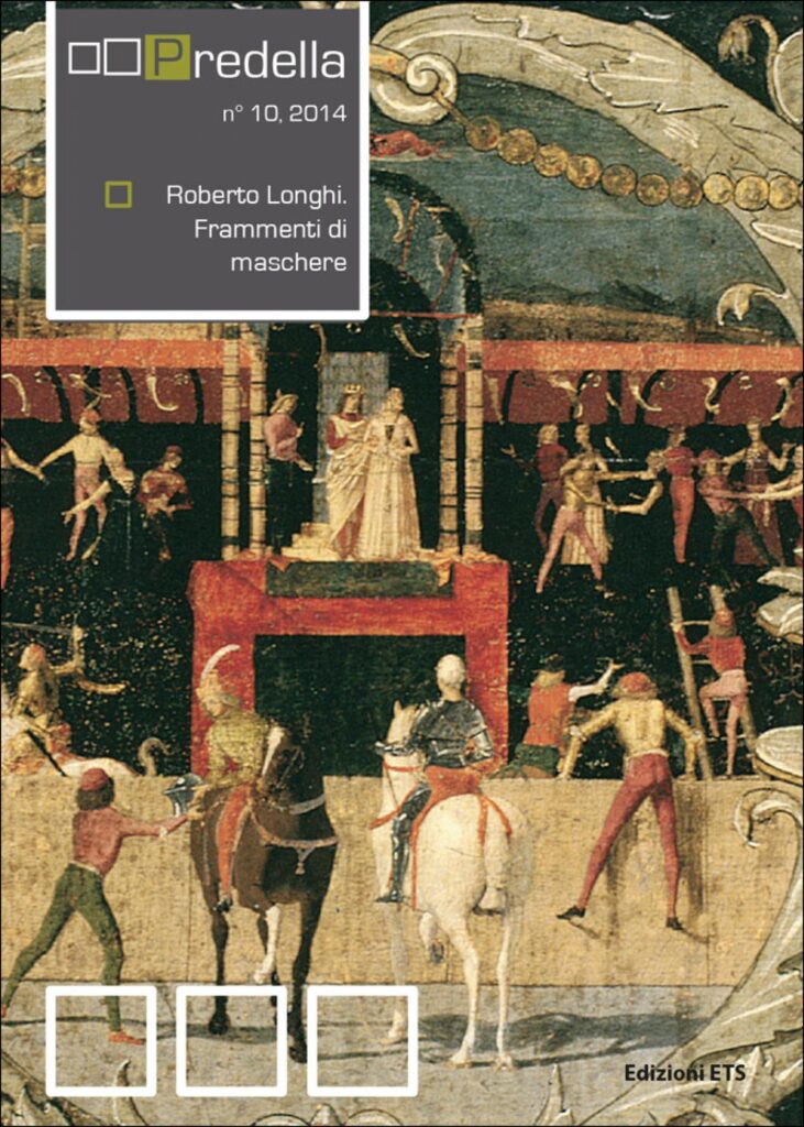 Copertina &middot; Roberto Longhi. Frammenti di maschere