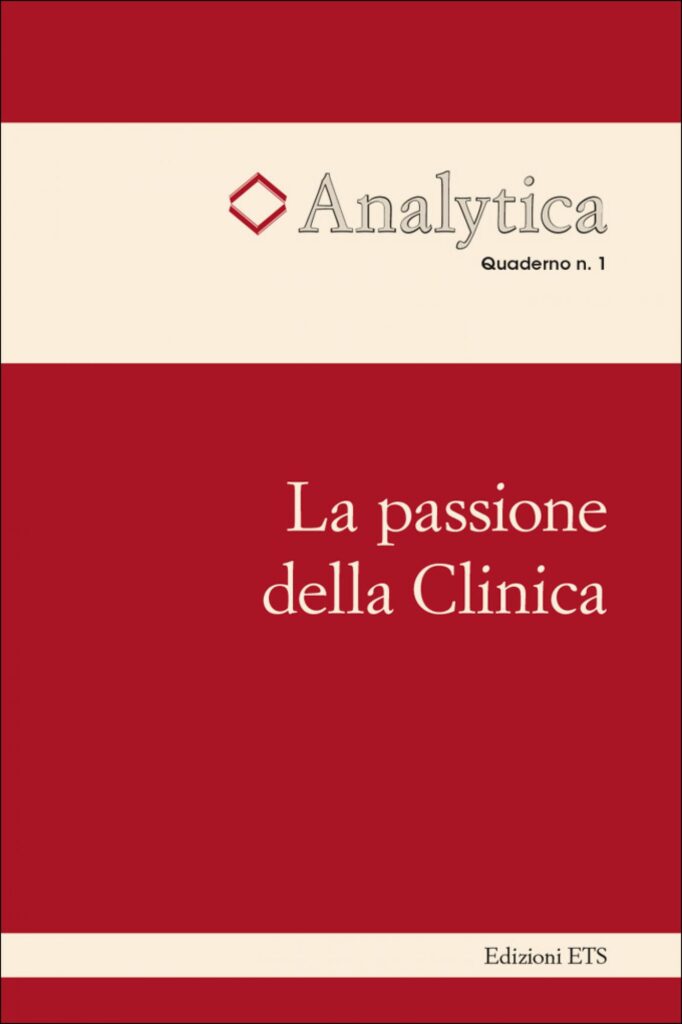 Copertina &middot; Analytica – n. 1
