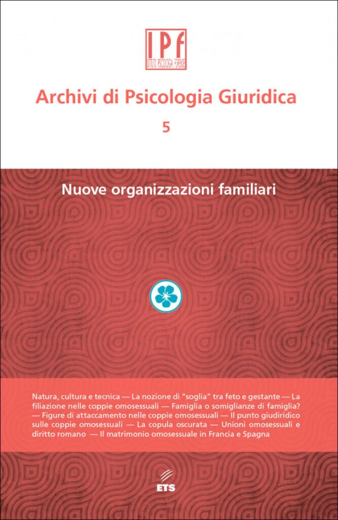 Copertina &middot; Archivi di Psicologia Giuridica &ndash; 5