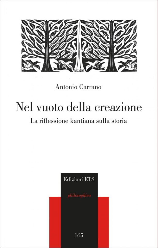 Copertina &middot; Nel vuoto della creazione