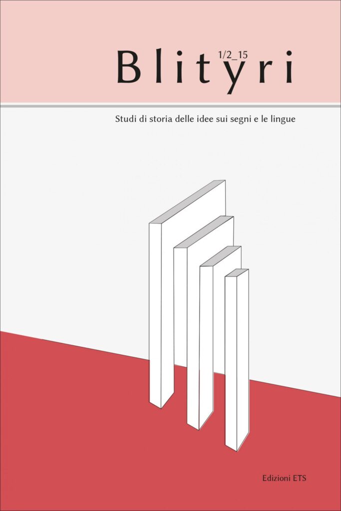 Copertina &middot; Blityri
