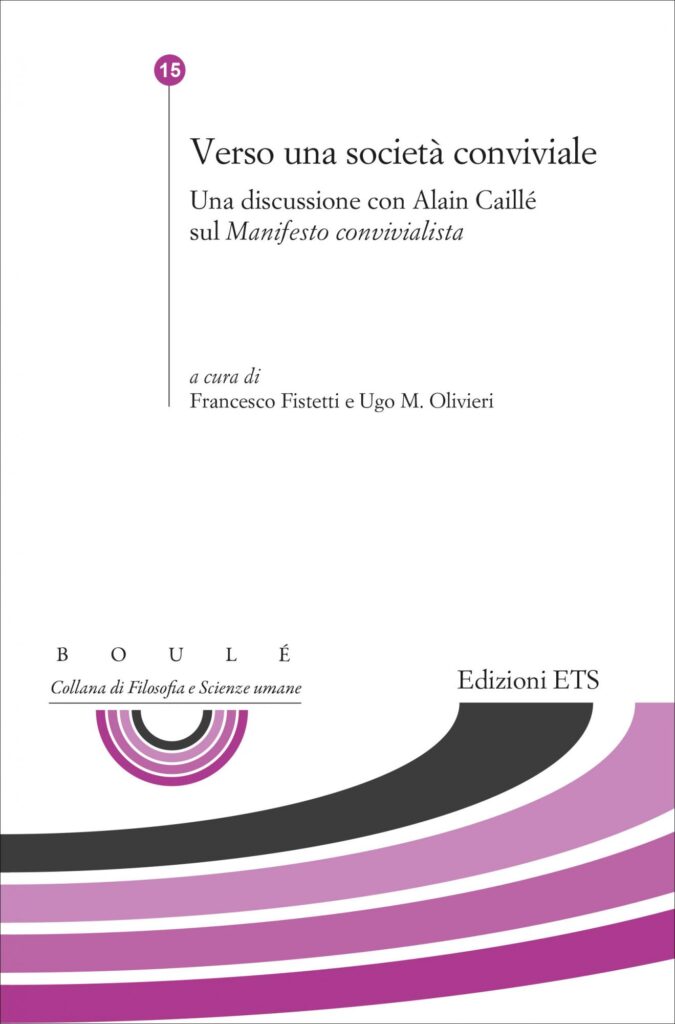 Copertina &middot; Verso una società conviviale