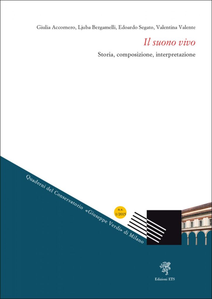 Copertina &middot; Il suono vivo