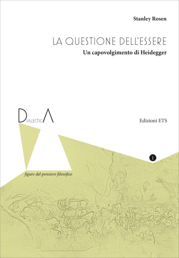 Copertina &middot; La questione dell'Essere
