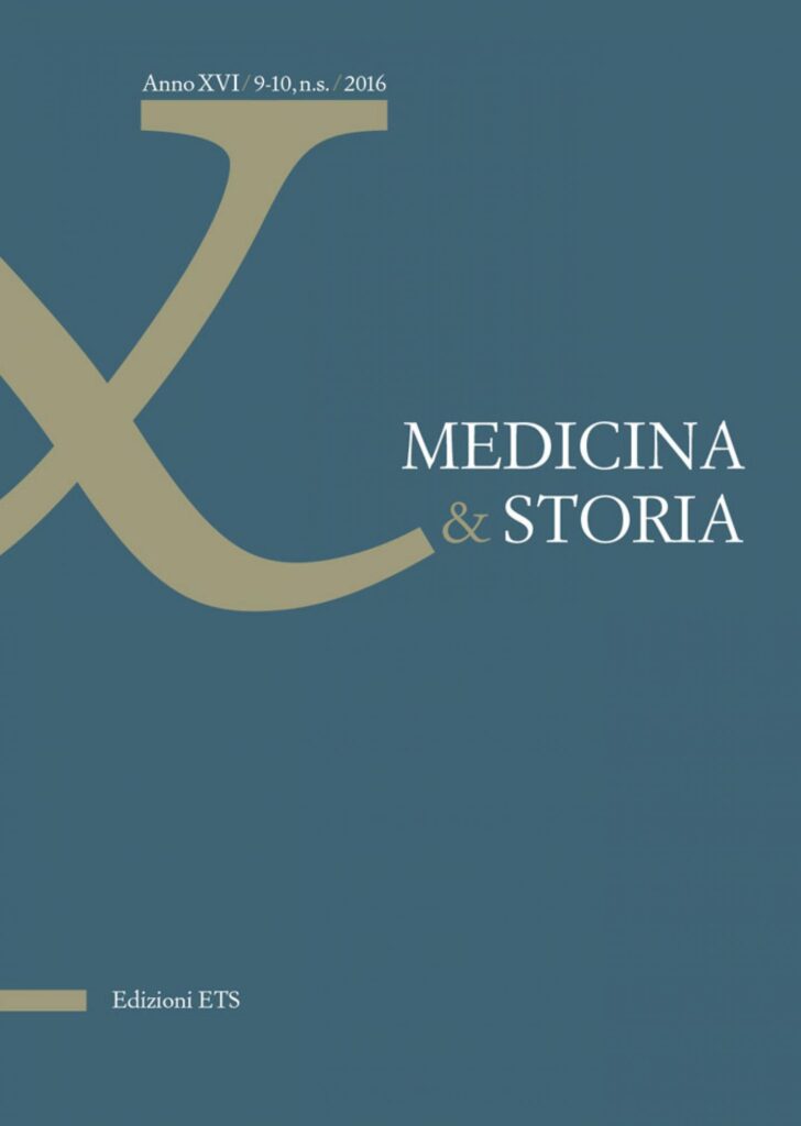 Copertina &middot; Medicina e Storia – 9-10