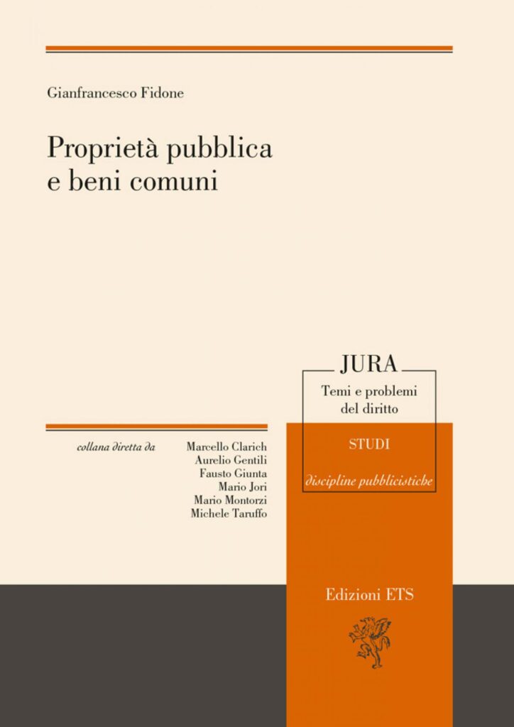 Copertina &middot; Propriet&agrave; pubblica e beni comuni