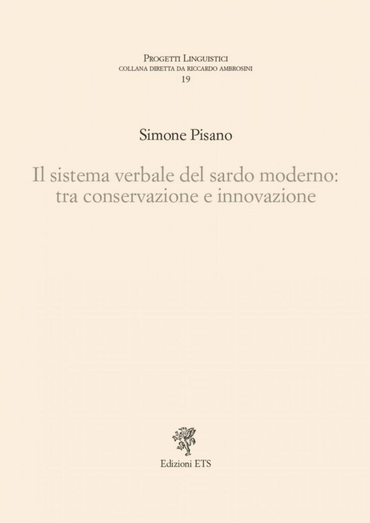 Copertina &middot; Il sistema verbale del sardo moderno: tra conservazione e innovazione
