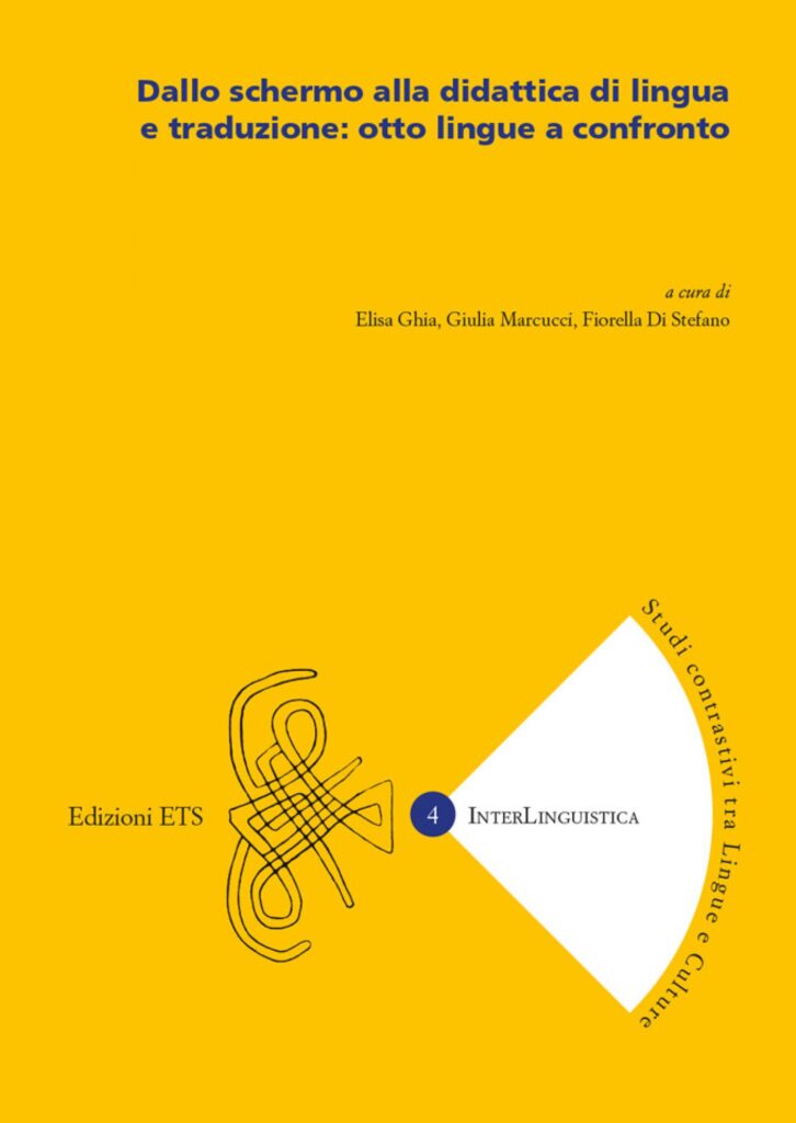 Copertina &middot; Dallo schermo alla didattica di lingua e traduzione: otto lingue a confronto