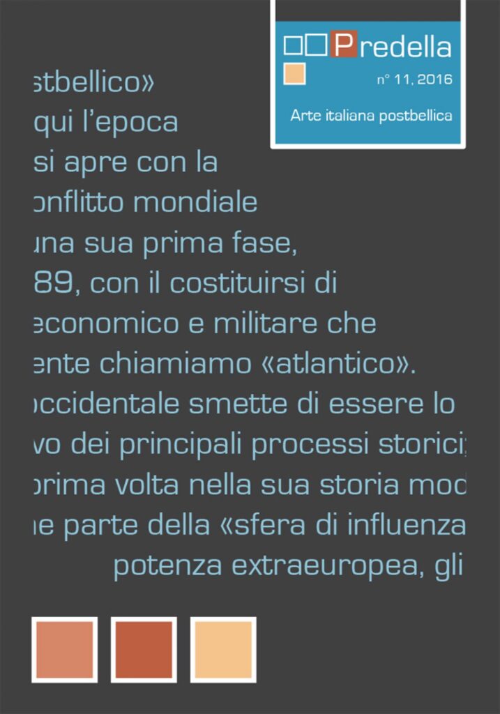 Copertina &middot; Arte italiana postbellica