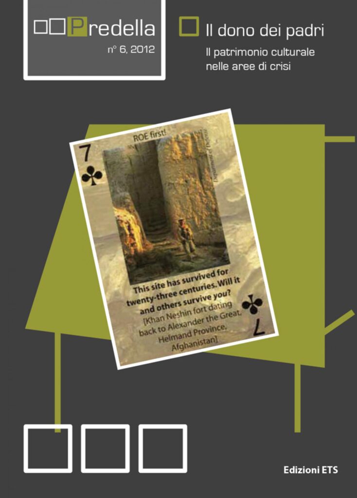 Copertina &middot; Il patrimonio culturale nelle aree di crisi