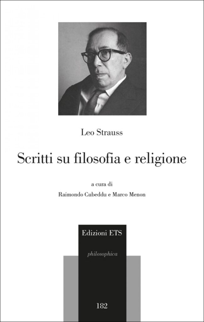 Copertina &middot; Scritti su filosofia e religione