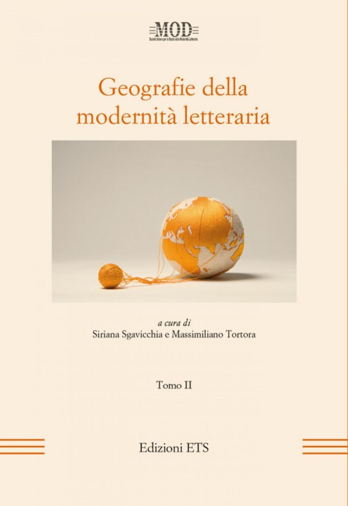 Copertina &middot; Geografie della modernit&agrave; letteraria