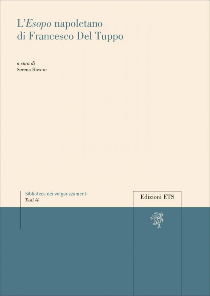 Copertina &middot; L&rsquo;<em>Esopo</em> napoletano di Francesco Del Tuppo