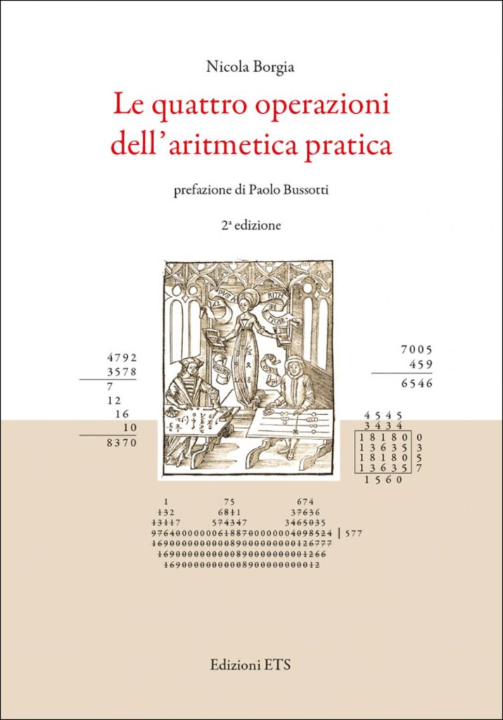 Copertina &middot; Le quattro operazioni dell&rsquo;aritmetica pratica