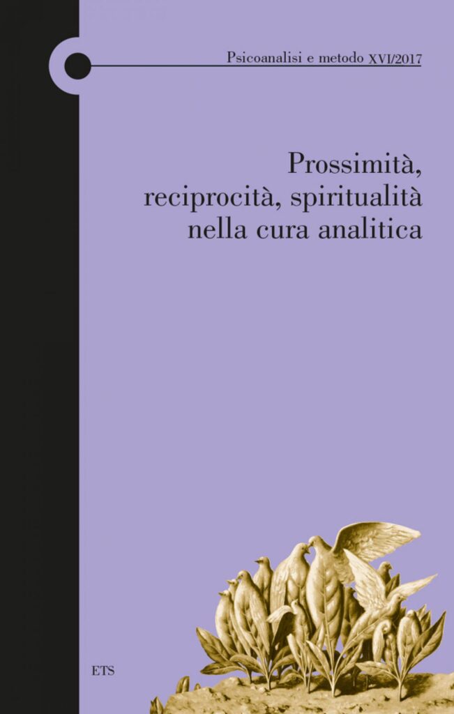 Copertina &middot; Psicoanalisi e metodo &ndash; XVI/2017