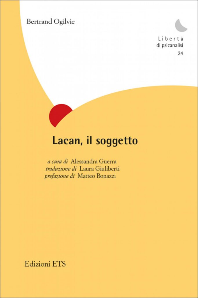 Copertina &middot; Lacan, il soggetto
