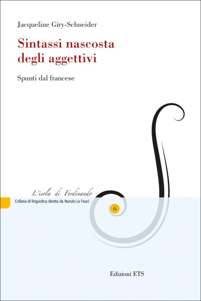 Copertina &middot; Sintassi nascosta degli aggettivi