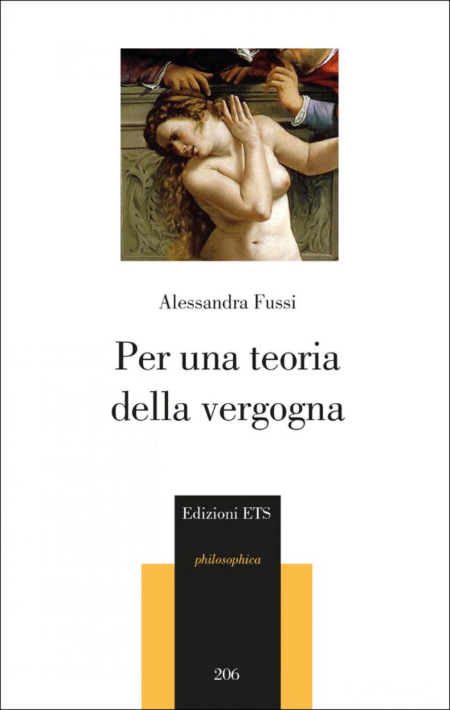 Copertina &middot; Per una teoria della vergogna