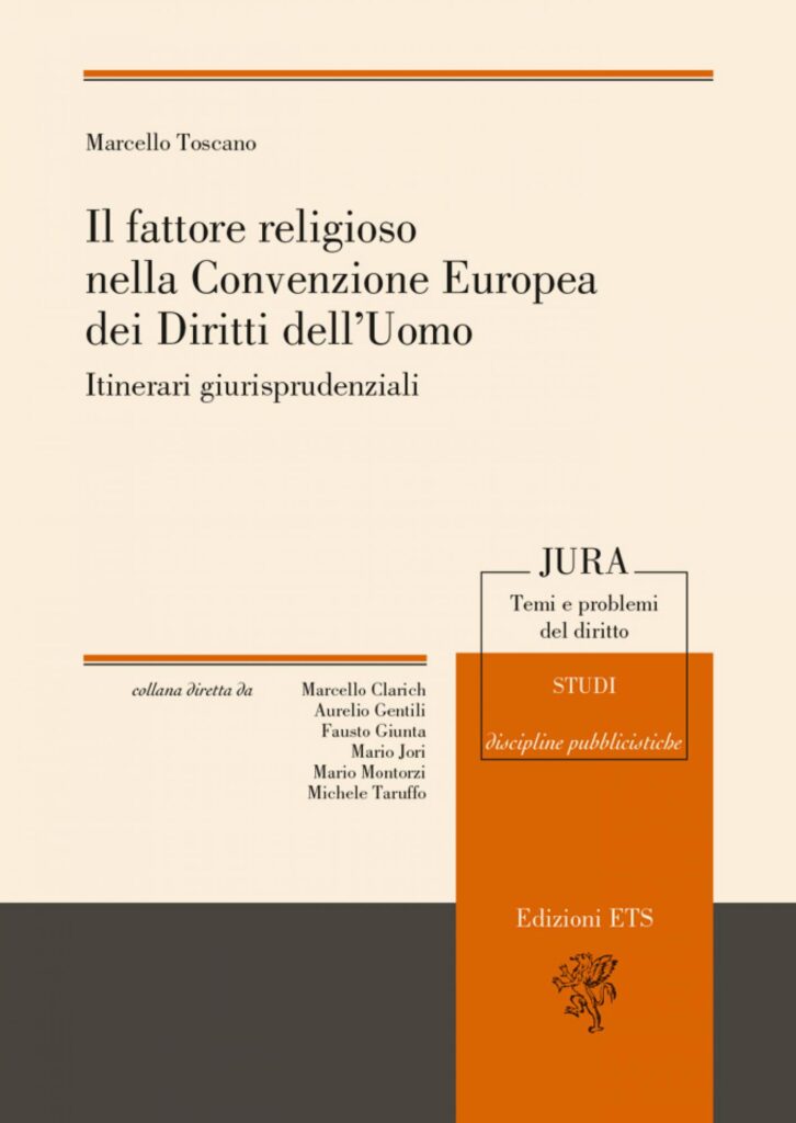 Copertina &middot; Il fattore religioso nella Convenzione Europea dei Diritti dell&rsquo;Uomo