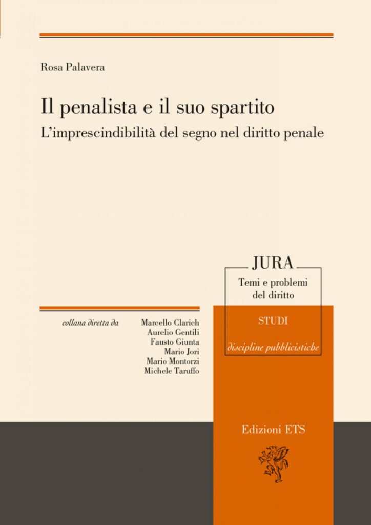 Copertina &middot; Il penalista e il suo spartito