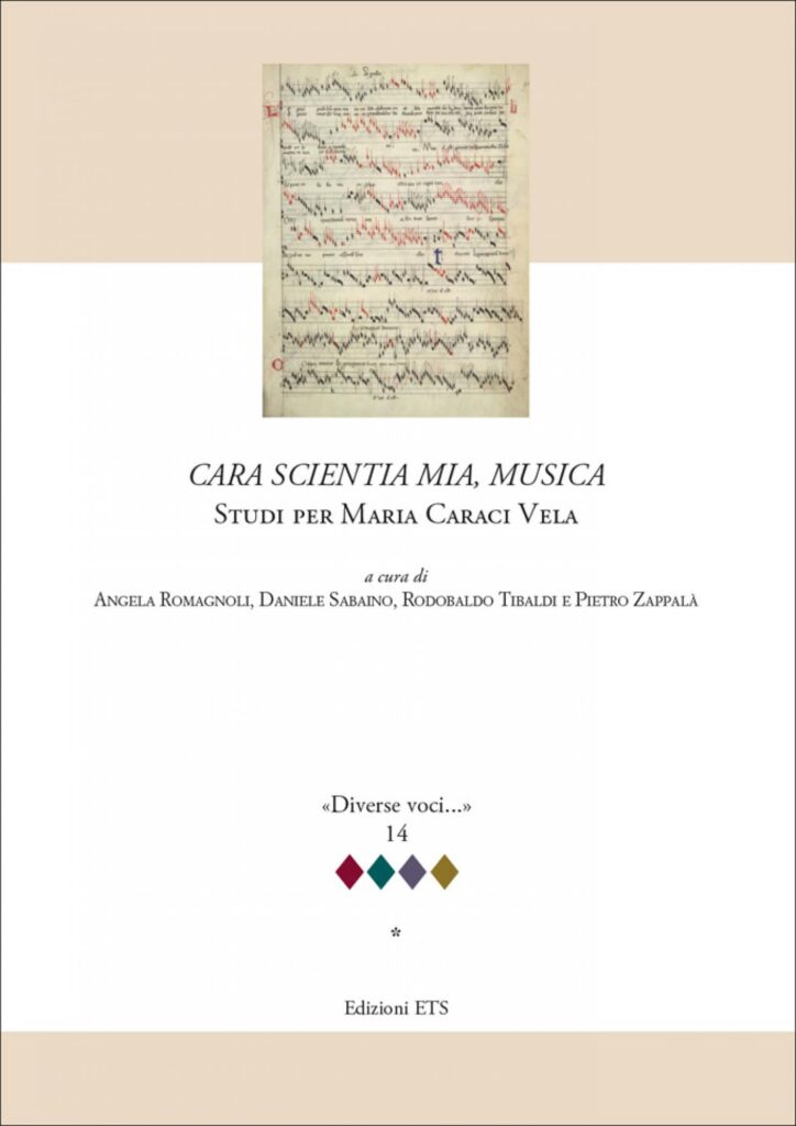Copertina &middot; <em>Cara scientia mia, musica</em>