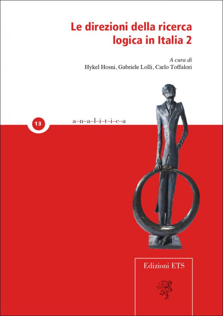 Copertina &middot; Le direzioni della ricerca logica in Italia 2