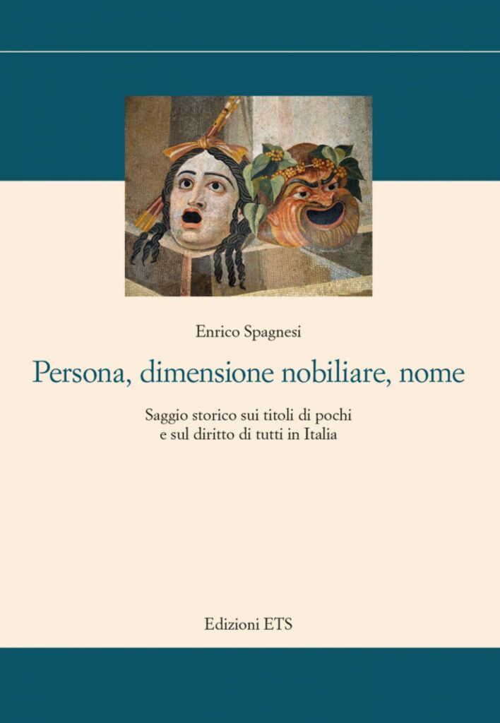 Copertina &middot; Persona, dimensione nobiliare, nome