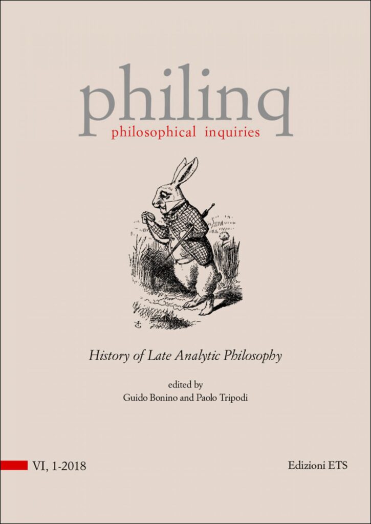 Copertina &middot; philosophical inquiries