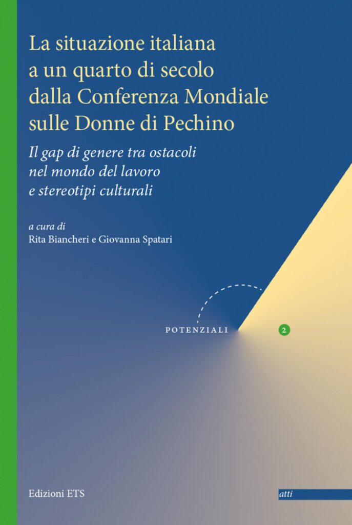 Copertina &middot; La situazione italiana a un quarto di secolo dalla Conferenza Mondiale sulle Donne di Pechino