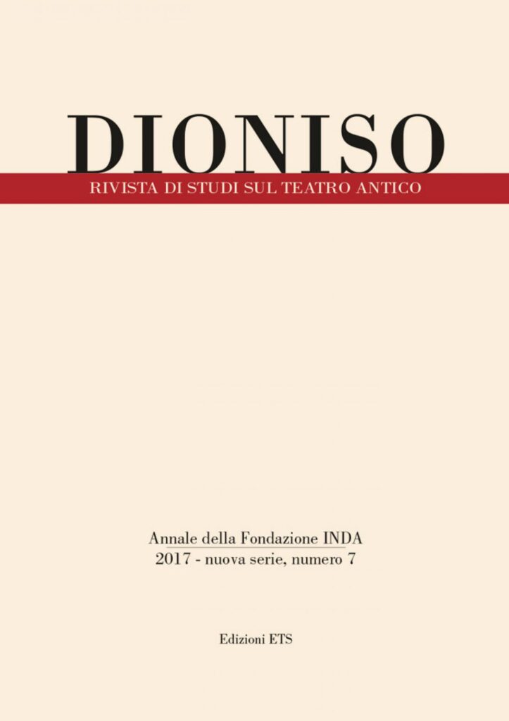Copertina &middot; Dioniso