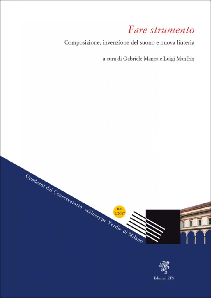 Copertina &middot; Fare strumento