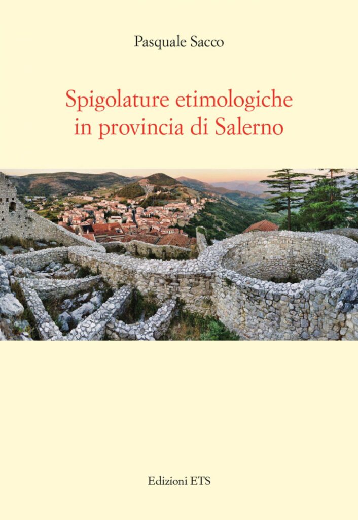 Copertina &middot; Spigolature etimologiche in provincia di Salerno &nbsp;