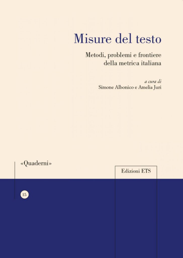 Copertina &middot; Misure del testo