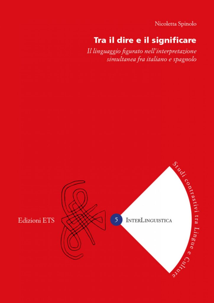 Copertina &middot; Tra il dire e il significare