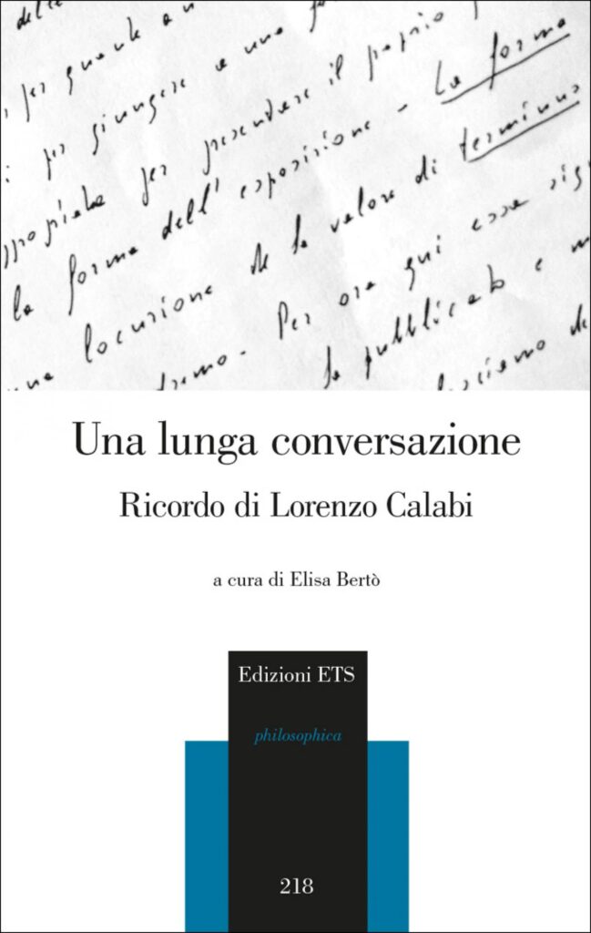 Copertina &middot; Una lunga conversazione