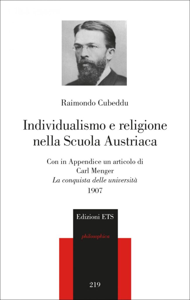 Copertina &middot; Individualismo e religione nella Scuola Austriaca