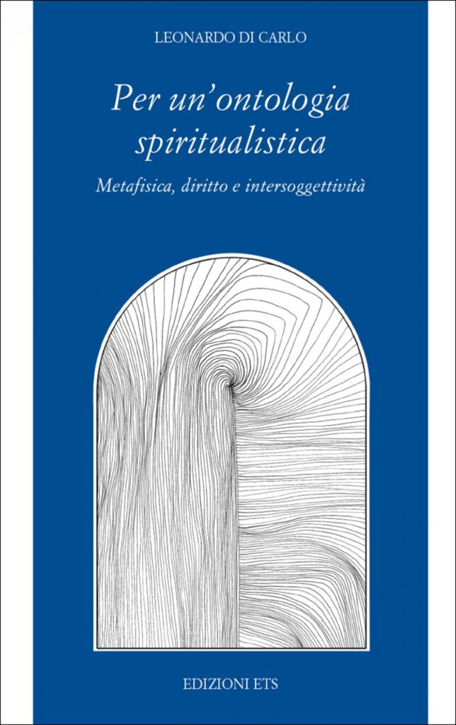 Copertina &middot; Per un&rsquo;ontologia spiritualistica