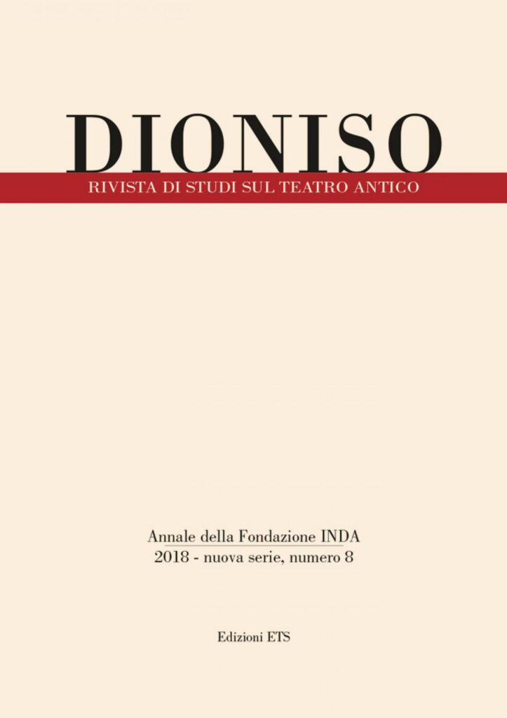 Copertina &middot; Dioniso