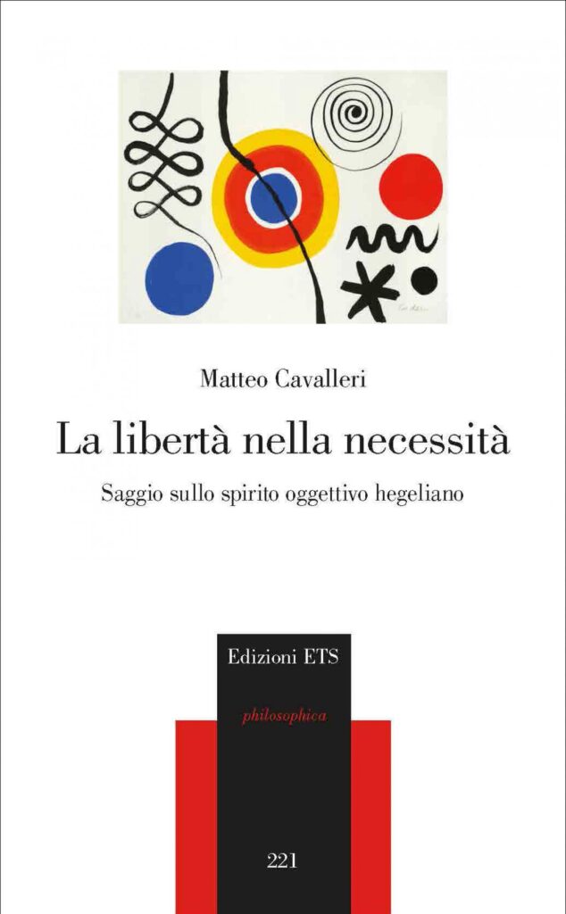 Copertina &middot; La libert&agrave; nella necessit&agrave;