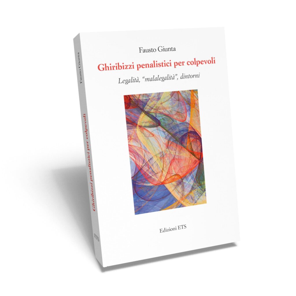 Copertina &middot; Ghiribizzi penalistici per colpevoli
