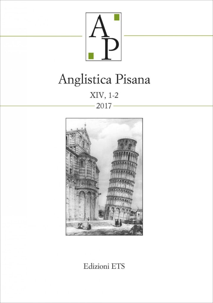Copertina &middot; Anglistica Pisana XIV, 1-2 2017
